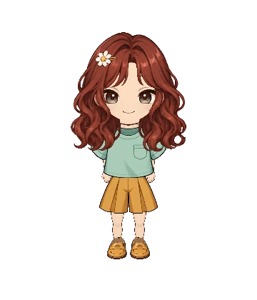 Juniper, a character made with another MiniMuse Fun starter look